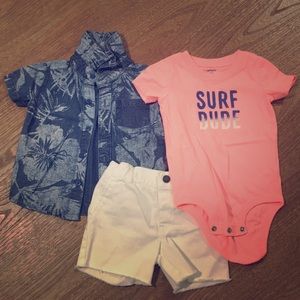Carter’s®️ (12 Months) SURF DUDE 🏄 🌊 Outfit